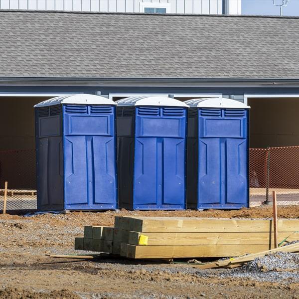 it is possible to rent a job site portable restroom with heating or air conditioning